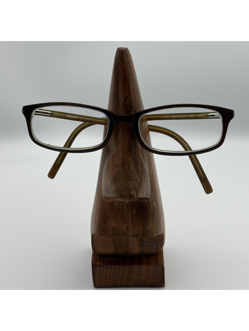 DKNY Women's Rectangular Prescription Glasses Frames Brown and Blue